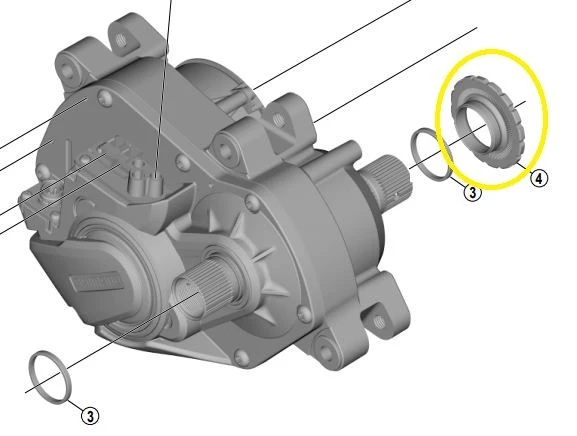 SHIMANO Lock Ring For STEPS Drive Unit DU-E6100 | DU-E7000 | DU-E8000 1 SHIMANO Lock Ring For STEPS Drive Unit DU-E6100 | DU-E7000 | DU-E8000
