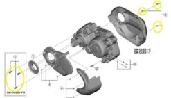 SHIMANO Screws For STEPS Housing SM-DUE61 - M4 (3 Pcs.)